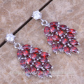 Female Stylish Handmade Crystal Chandelier Earrings